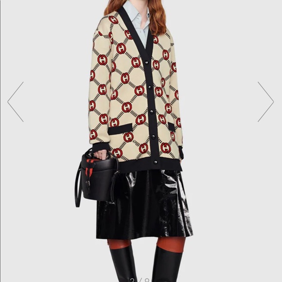 Gucci Sweaters - Gucci reversible interlocking G cardigan size XL